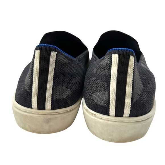 Rothy's The Original Slip On Sneaker Black Grey Camo Size 8.5 - Picture 3 of 7